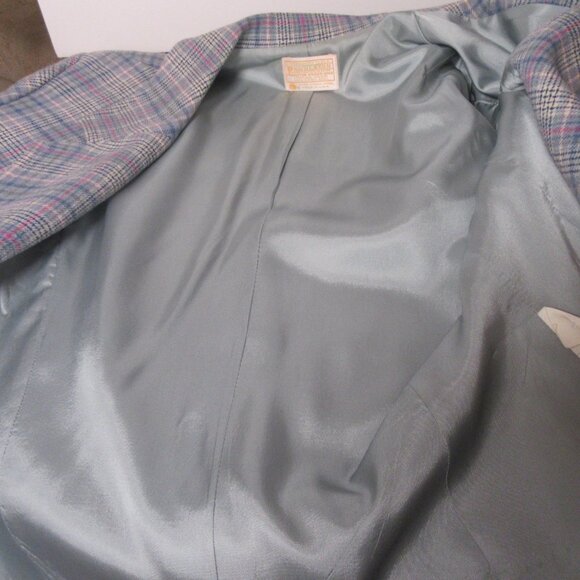 Vintage Pendleton Wool Plaid Short Blazer Size 14 - Picture 7 of 7